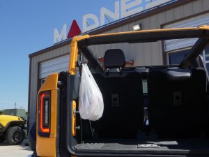 Ford Bronco Rear Cargo Area Hooks - T & J-Shape Design